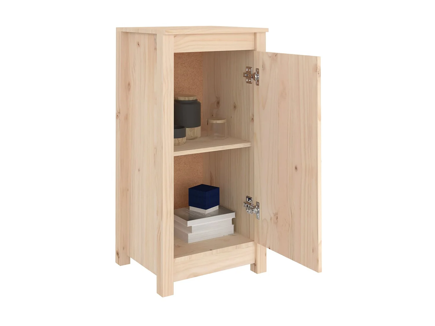 Sideboard Anrichte - 40x35x80 cm Massivholz Kiefer -RM90173