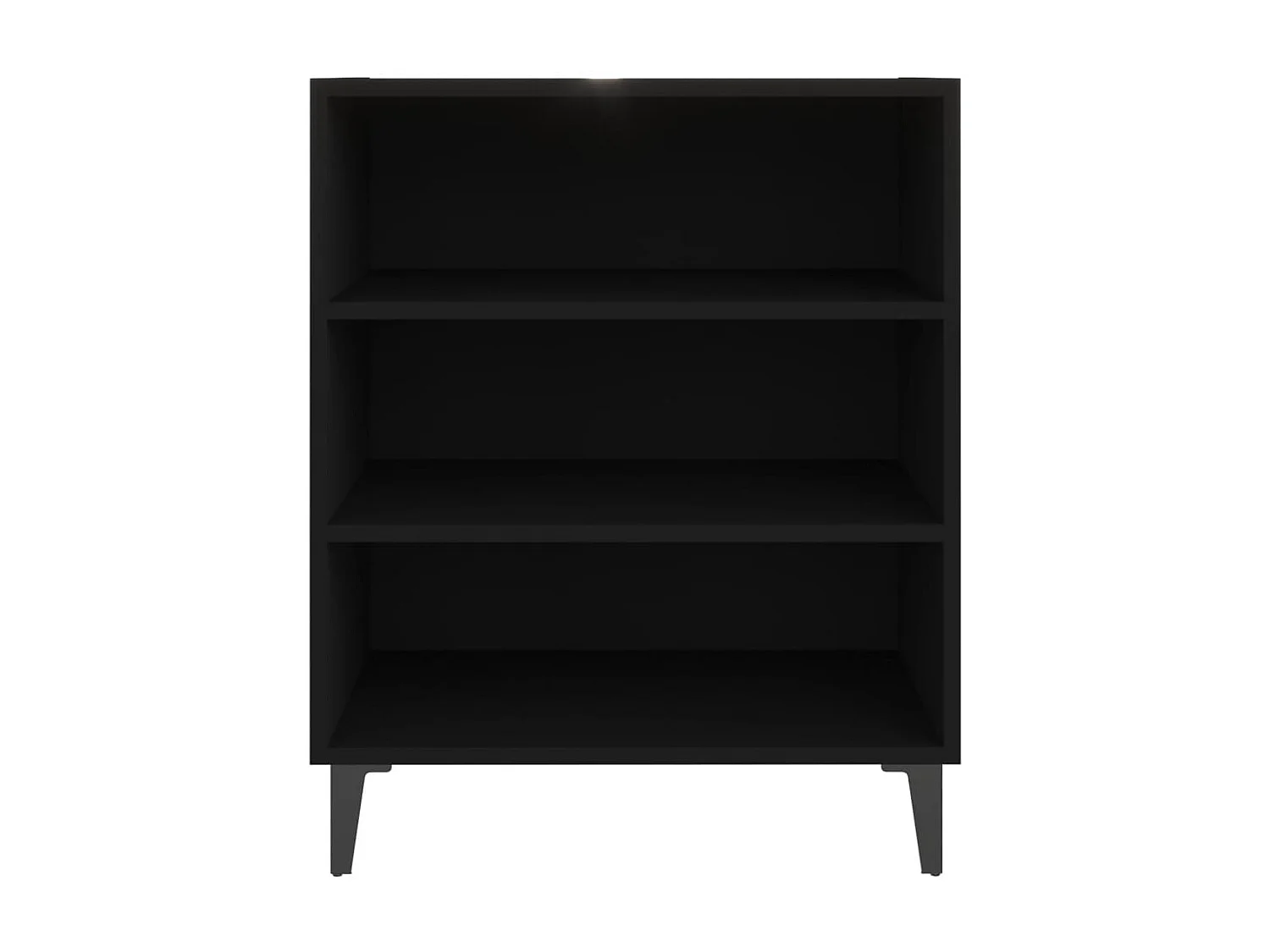 Sideboard Schwarz Anrichte 57x35x70 cm Holzwerkstoff -RM95314