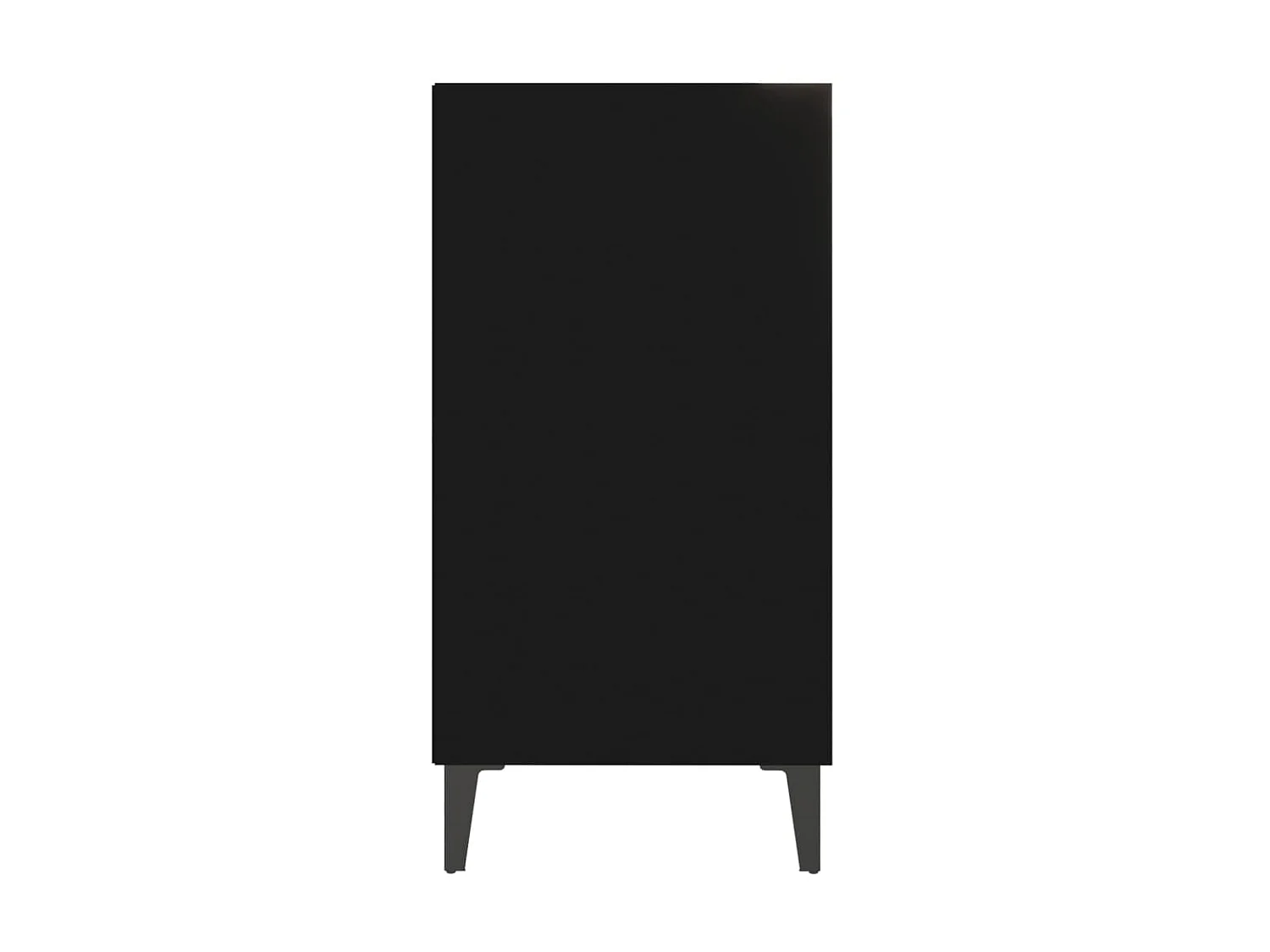 Sideboard Schwarz Anrichte 57x35x70 cm Holzwerkstoff -RM95314
