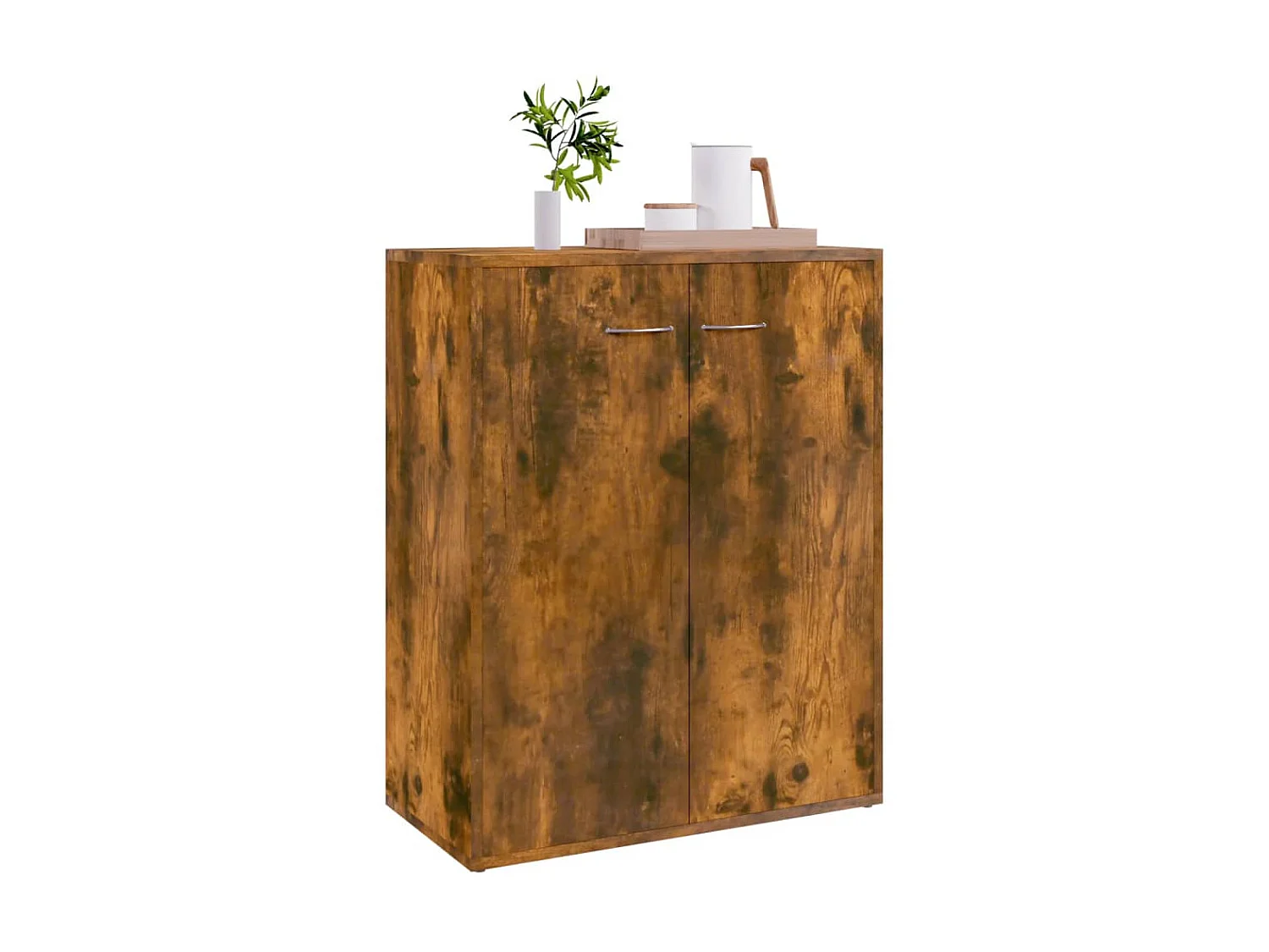 Sideboard Anrichte Räuchereiche 60x30x75 cm Holzwerkstoff -RM88470