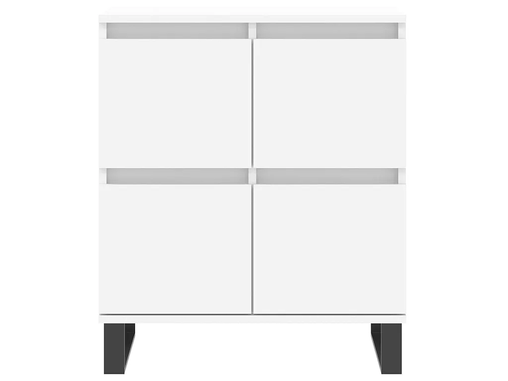 Sideboards im 3er-Set Lowboards Weiß Holzwerkstoff -RM69793