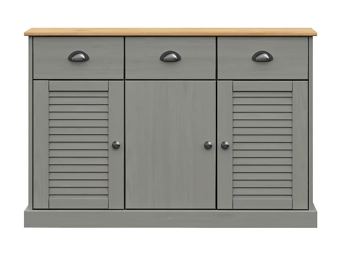 Sideboard mit Schubladen Anrichte VIGO 113x40x75 cm Massivholz Kiefer -RM57031
