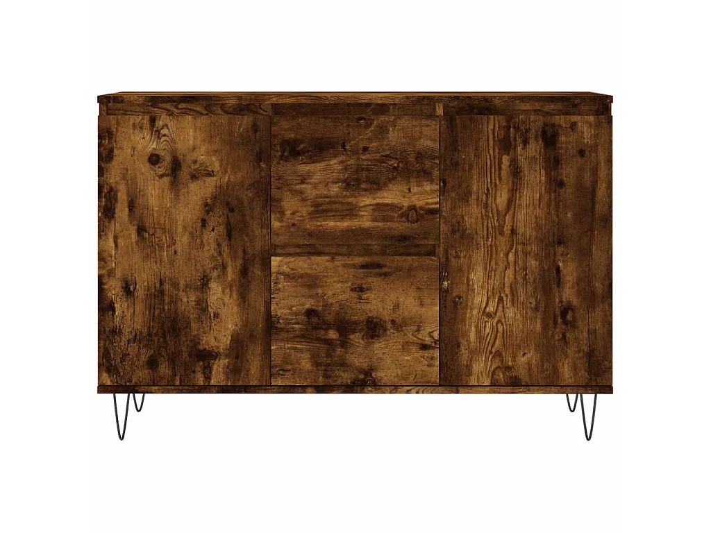 Sideboard Anrichte Räuchereiche 104x35x70 cm Holzwerkstoff -RM20131