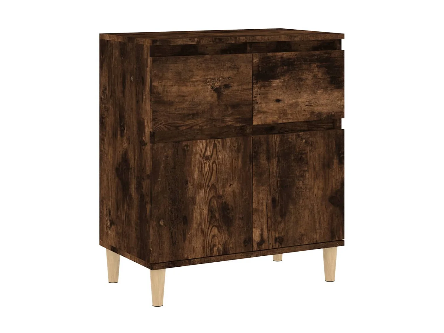 Sideboard Anrichte Räuchereiche 60x35x70 cm Holzwerkstoff -RM13081