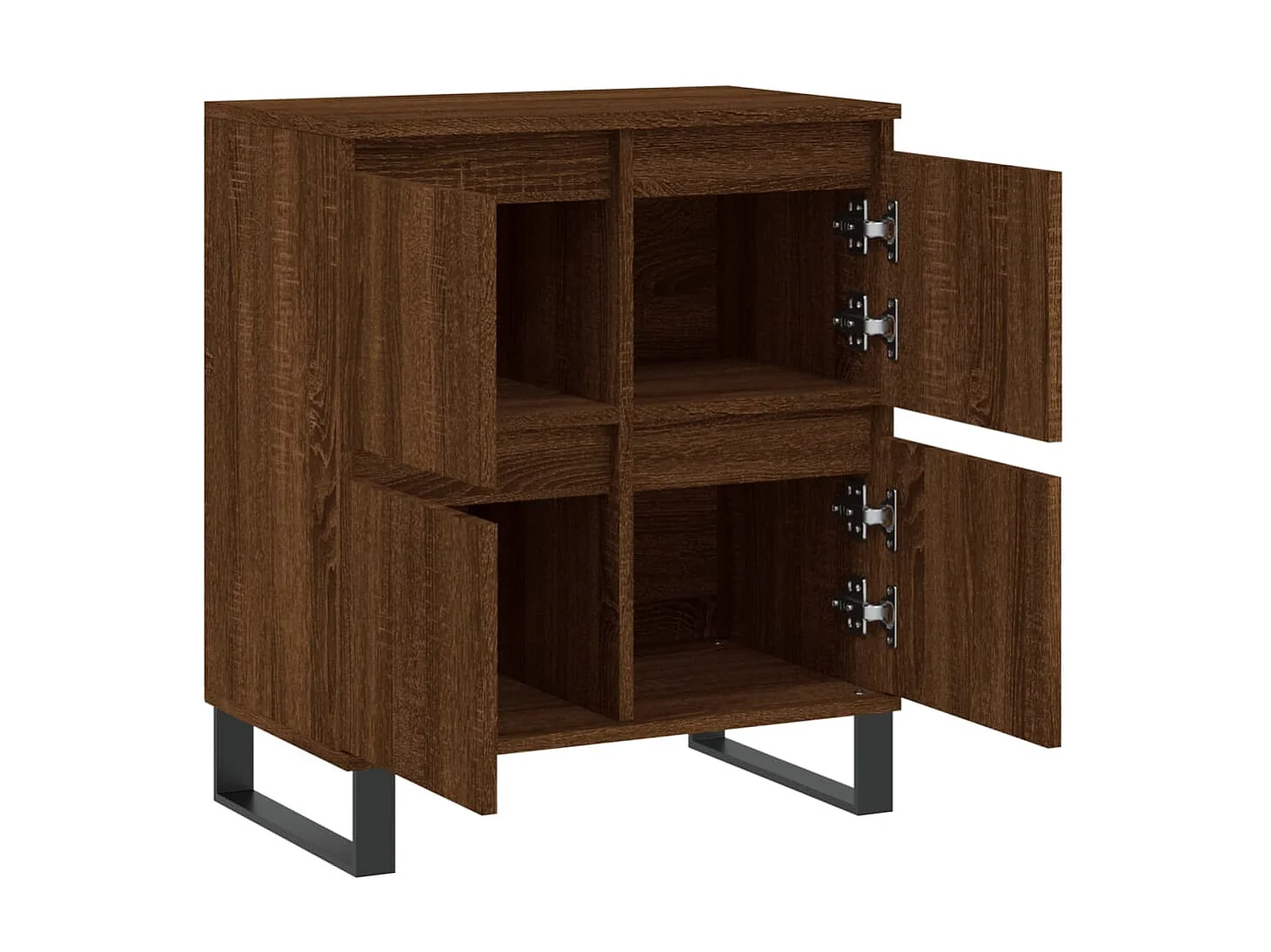 Sideboard Lowboard - Braun Eichen-Optik 60x35x70 cm Holzwerkstoff -RM34170