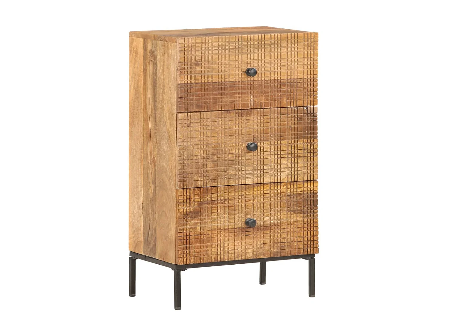 Sideboard Anrichte - 45 x 30 x 75 cm Mango-Massivholz -RM46491