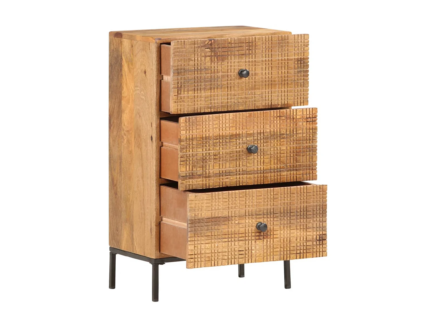 Sideboard Anrichte - 45 x 30 x 75 cm Mango-Massivholz -RM46491