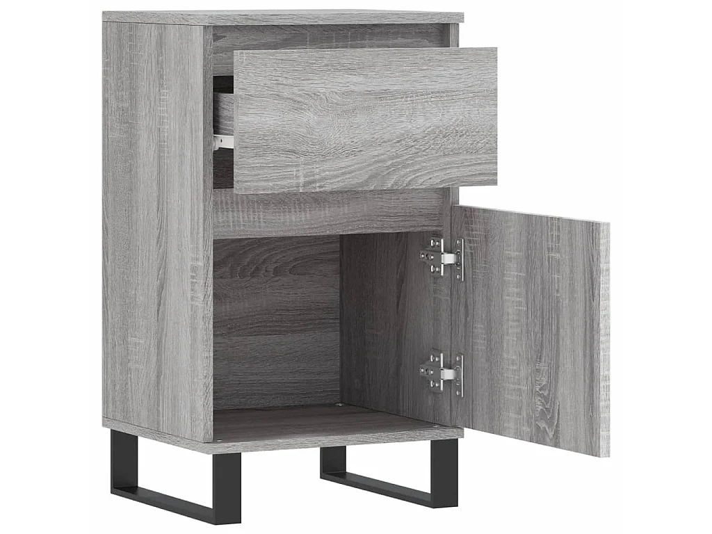 Sideboard Grau Sonoma - Lowboard 40x35x70 cm Holzwerkstoff -RM94680