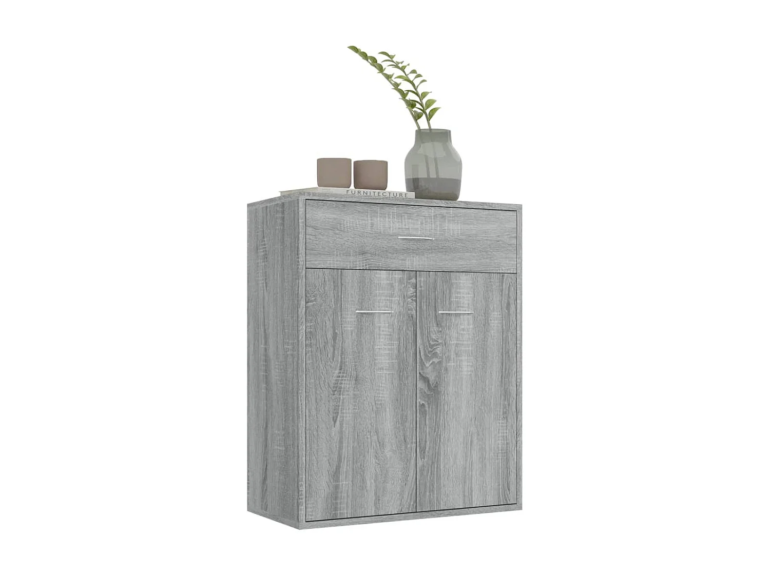 Sideboard Grau Sonoma - Lowboard 60x30x75 cm Holzwerkstoff -RM48714
