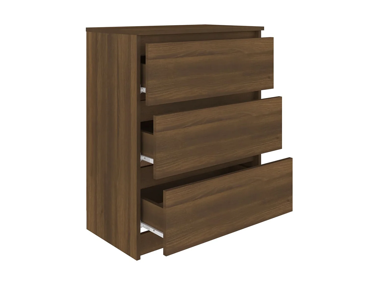 Sideboard Lowboard - Braun Eichen-Optik 60x35x76 cm Holzwerkstoff -RM42857