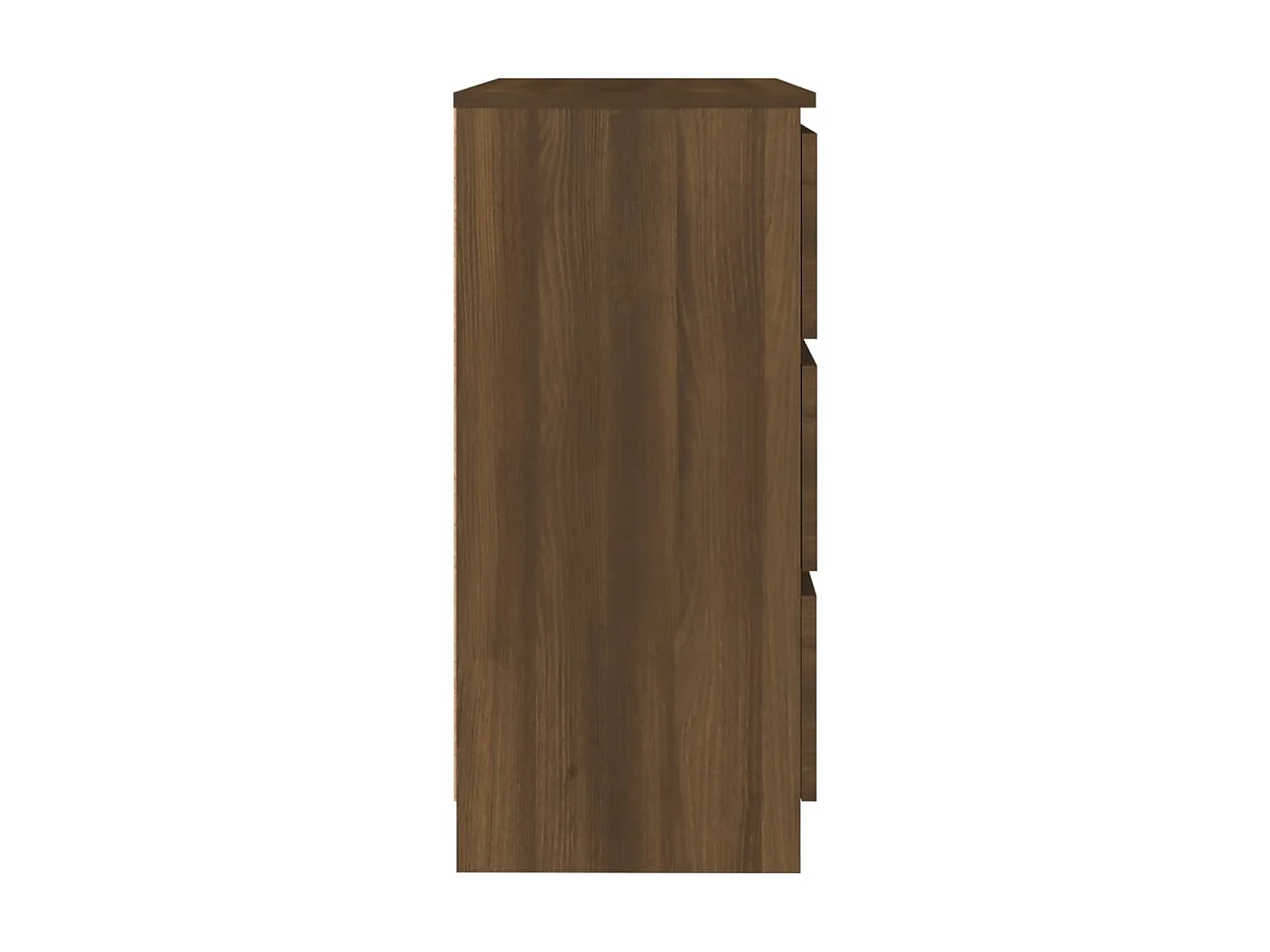 Sideboard Lowboard - Braun Eichen-Optik 60x35x76 cm Holzwerkstoff -RM42857