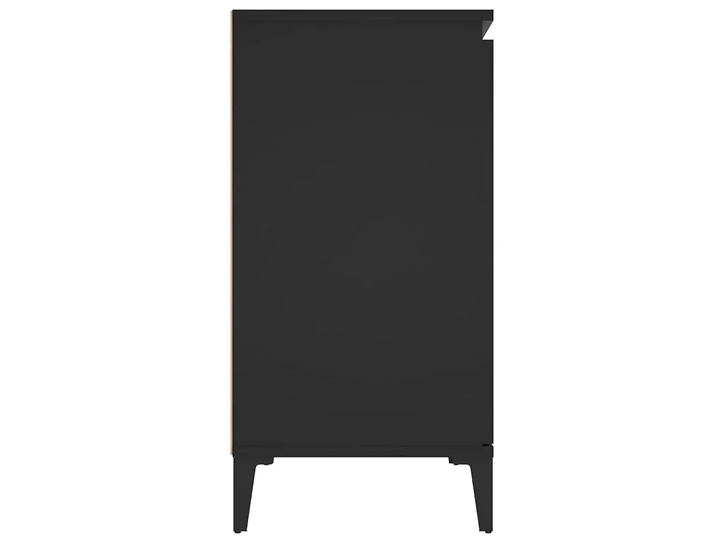 Sideboard Schwarz Anrichte 104x35x70 cm Holzwerkstoff -RM75097