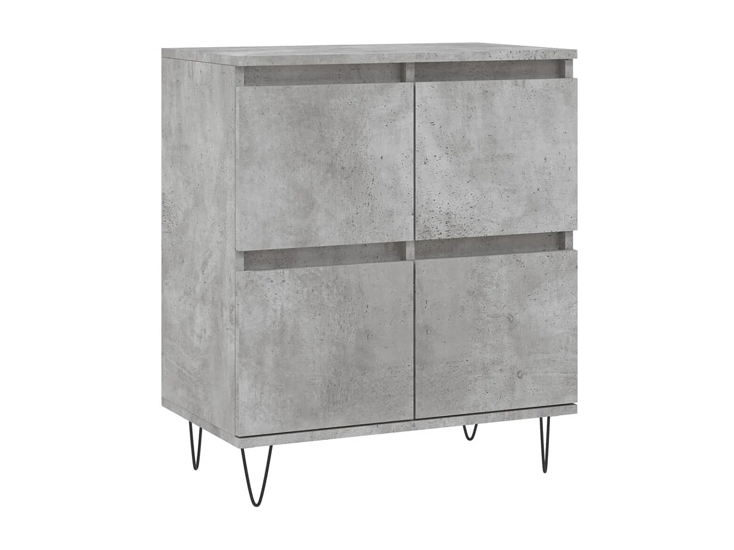 Sideboard Lowboard - Betongrau 60x35x70 cm Holzwerkstoff -RM89534