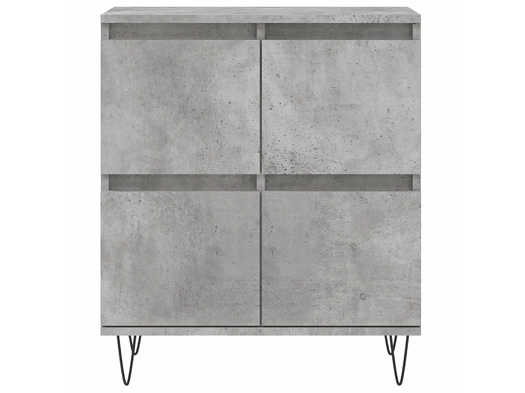 Sideboard Lowboard - Betongrau 60x35x70 cm Holzwerkstoff -RM89534