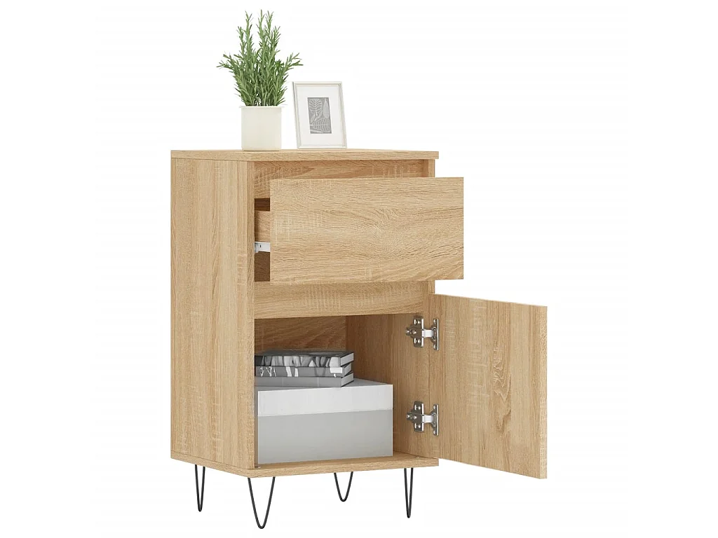 Sideboard Anrichte Sonoma-Eiche 40x35x70 cm Holzwerkstoff -RM89447