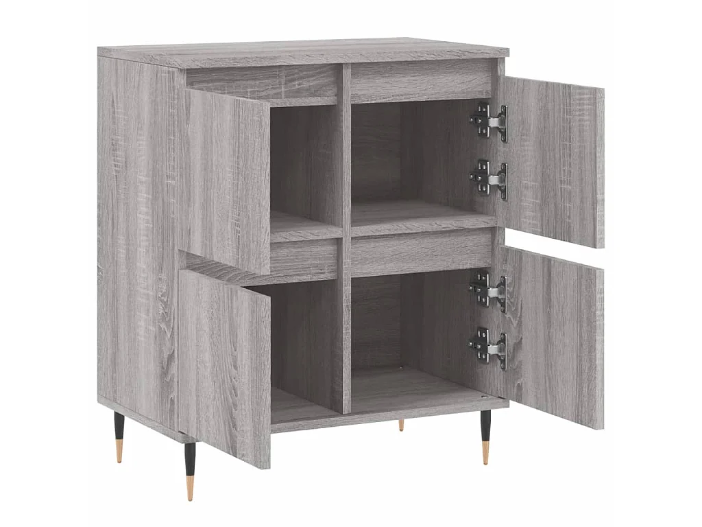 Sideboard Grau Sonoma - Lowboard 60x35x70 cm Holzwerkstoff -RM96795