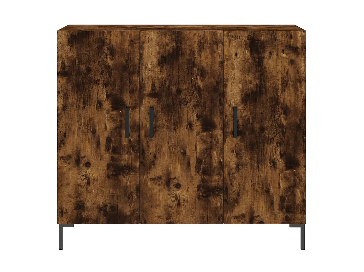 Sideboard Anrichte Räuchereiche 90x34x80 cm Holzwerkstoff -RM18276