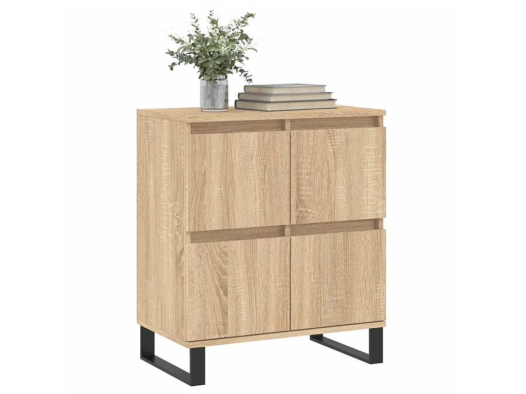 Sideboard Anrichte Sonoma-Eiche 60x35x70 cm Holzwerkstoff -RM62250