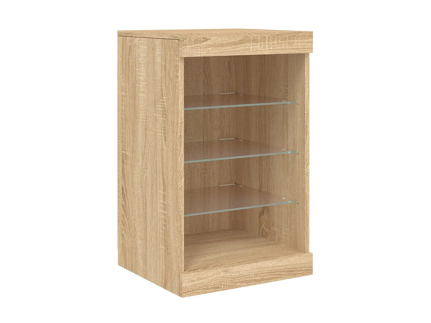 Sideboard mit LED-Leuchten Anrichte Sonoma-Eiche 41x37x67 cm -RM95363