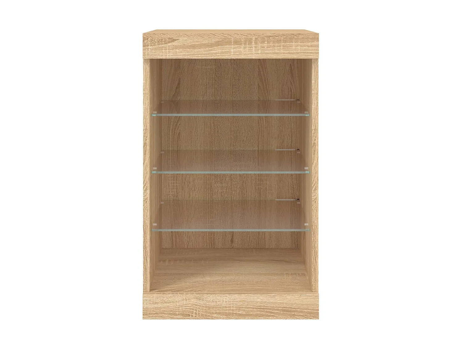 Sideboard mit LED-Leuchten Anrichte Sonoma-Eiche 41x37x67 cm -RM95363