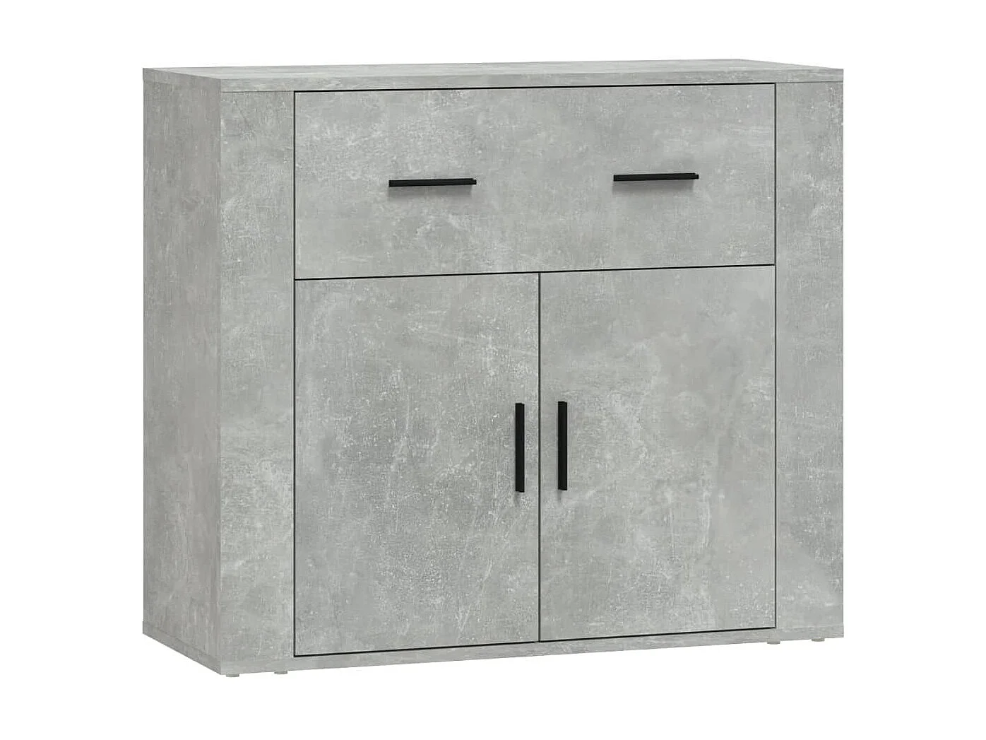 Sideboard Lowboard - Betongrau 80x33x70 cm Holzwerkstoff -RM76736