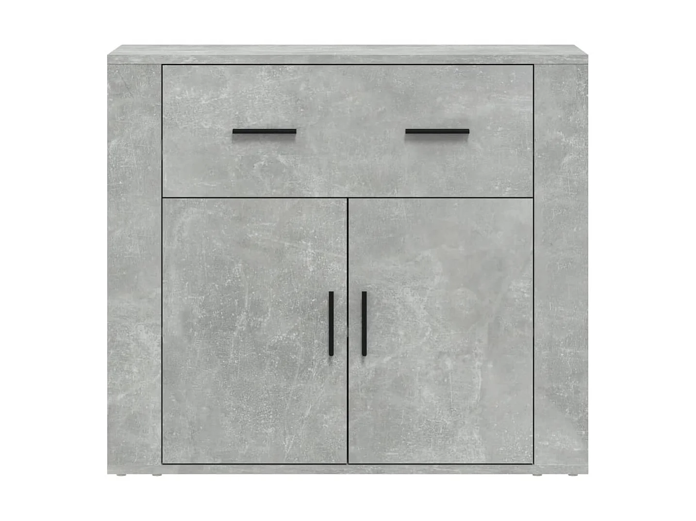 Sideboard Lowboard - Betongrau 80x33x70 cm Holzwerkstoff -RM76736