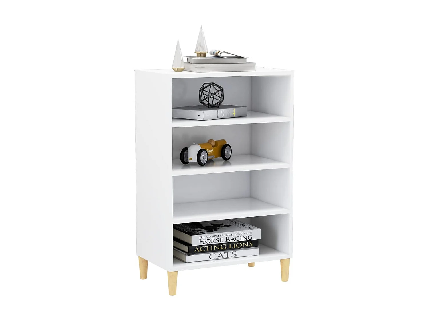 Sideboard Weiß Anrichte 57x35x90 cm Holzwerkstoff -RM83054