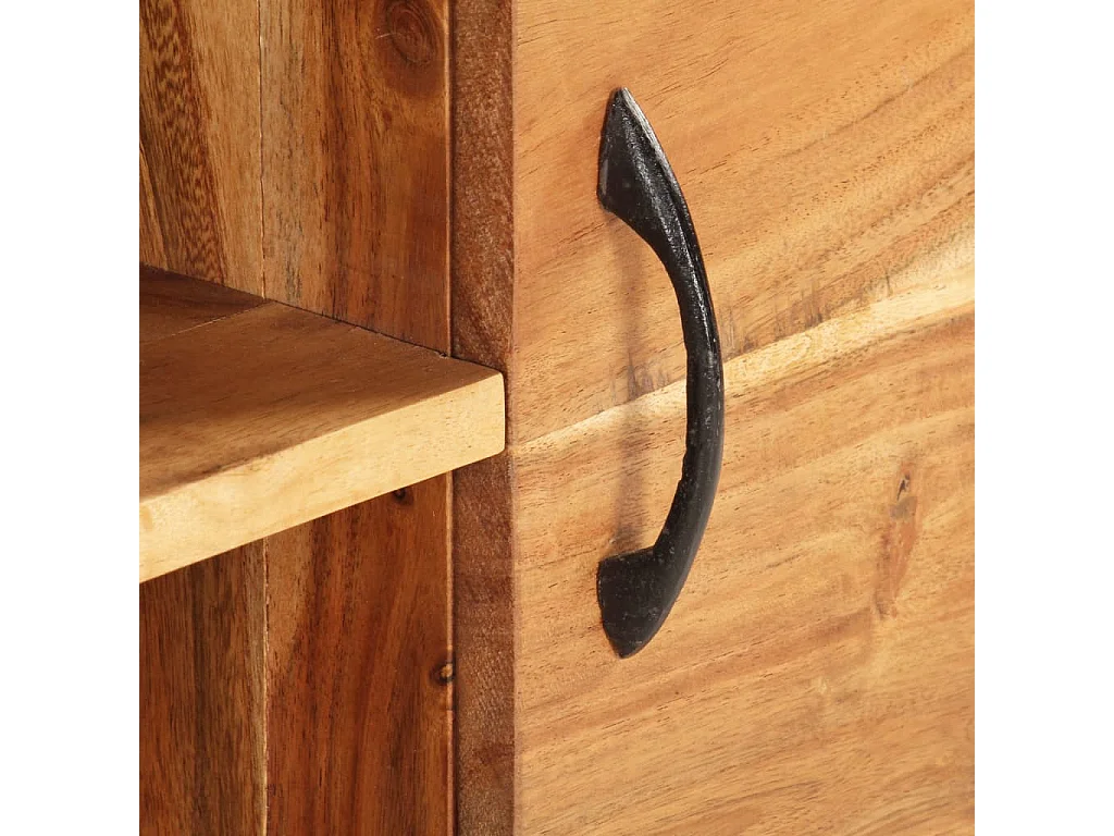 Sideboard Anrichte - 116x30x66 cm Akazie Massivholz -RM55303