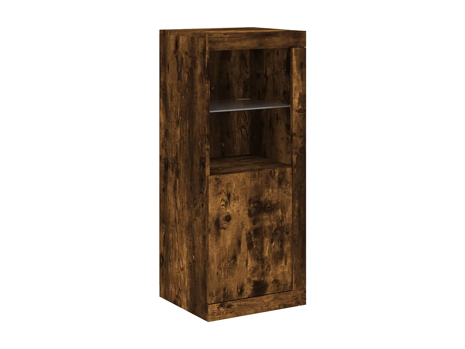 Sideboard mit LED-Leuchten Anrichte Räuchereiche 41x37x100 cm -RM31730