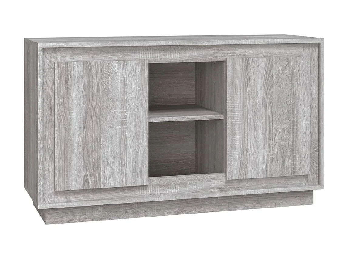 Sideboard Grau Sonoma - Lowboard 102x35x60 cm Holzwerkstoff -RM79877