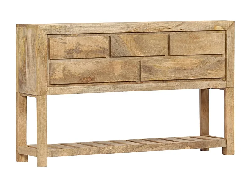 Sideboard Anrichte - 120 x 30 x 75 cm Massivholz Mango -RM66008
