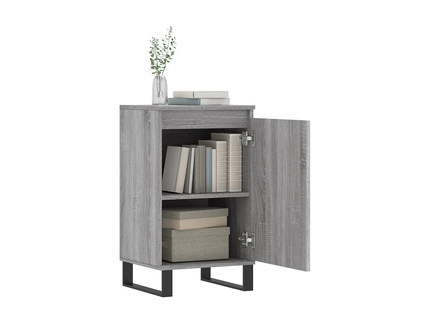 Sideboard Grau Sonoma - Lowboard 40x35x70 cm Holzwerkstoff -RM54101