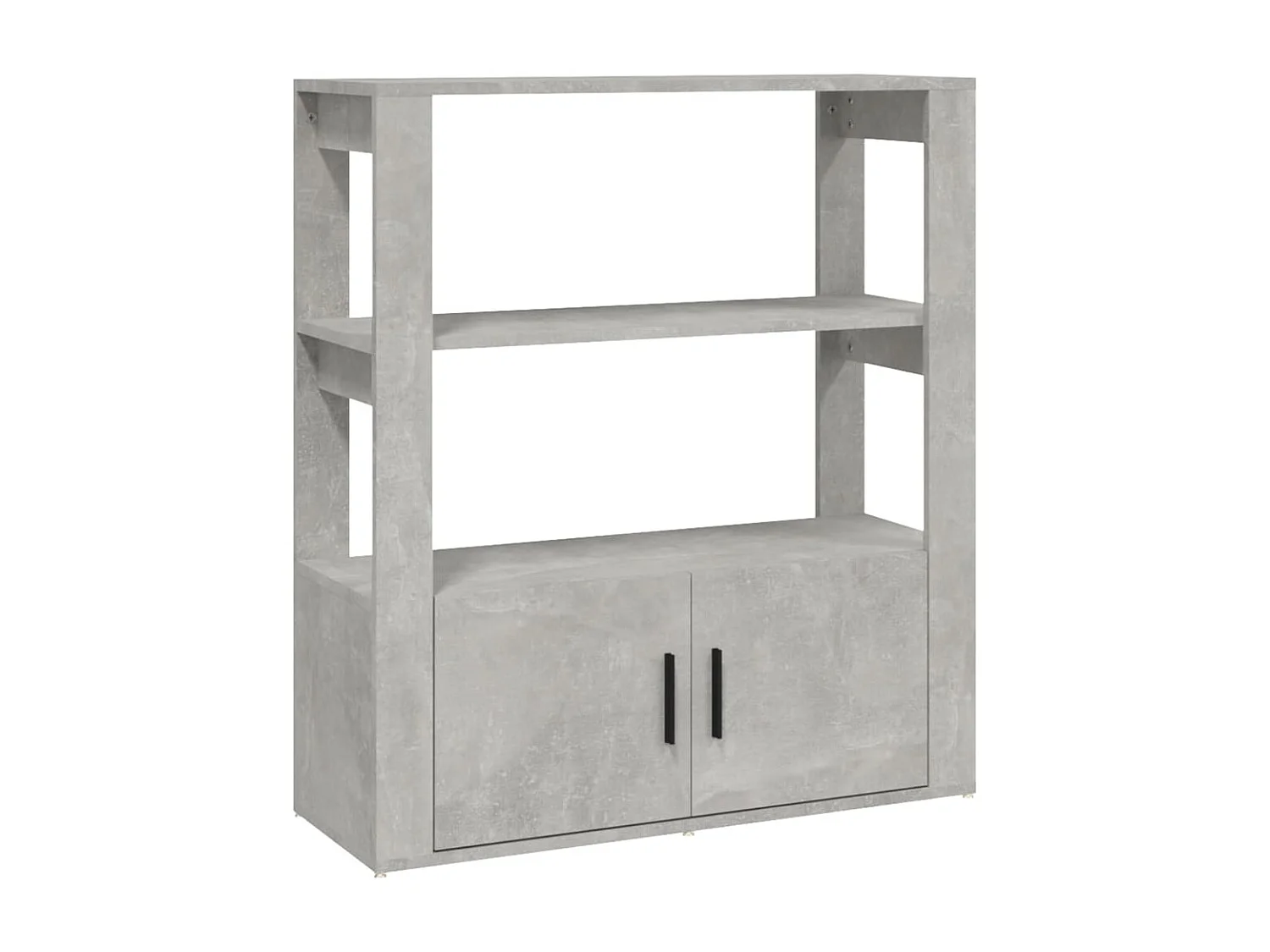 Sideboard Lowboard - Betongrau 80x30x90 cm Holzwerkstoff -RM63693