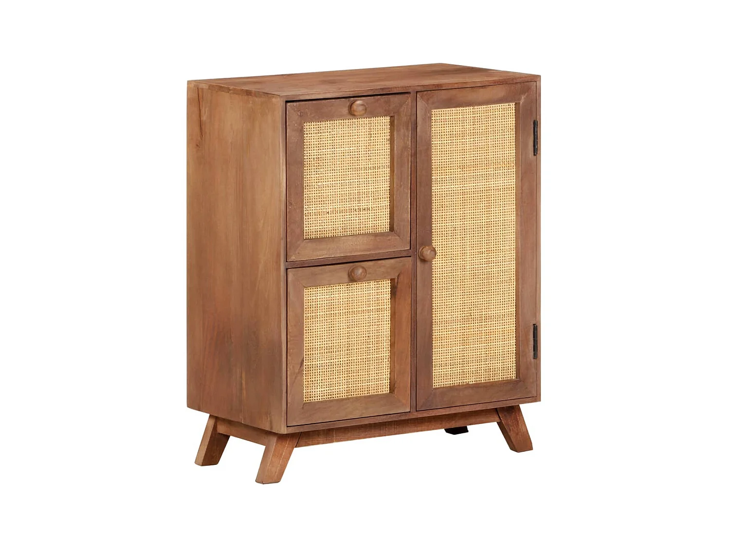 Sideboard Anrichte - 60x35x75 cm Massivholz Mango -RM80482