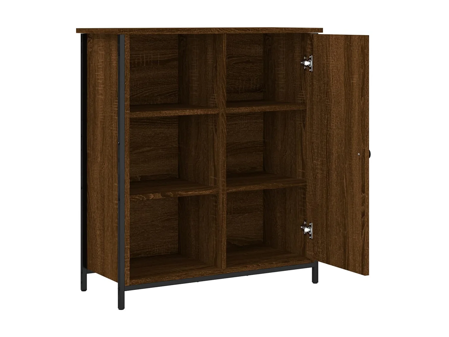 Sideboard Lowboard - Braun Eichen-Optik 70x30x80 cm Holzwerkstoff -RM16123