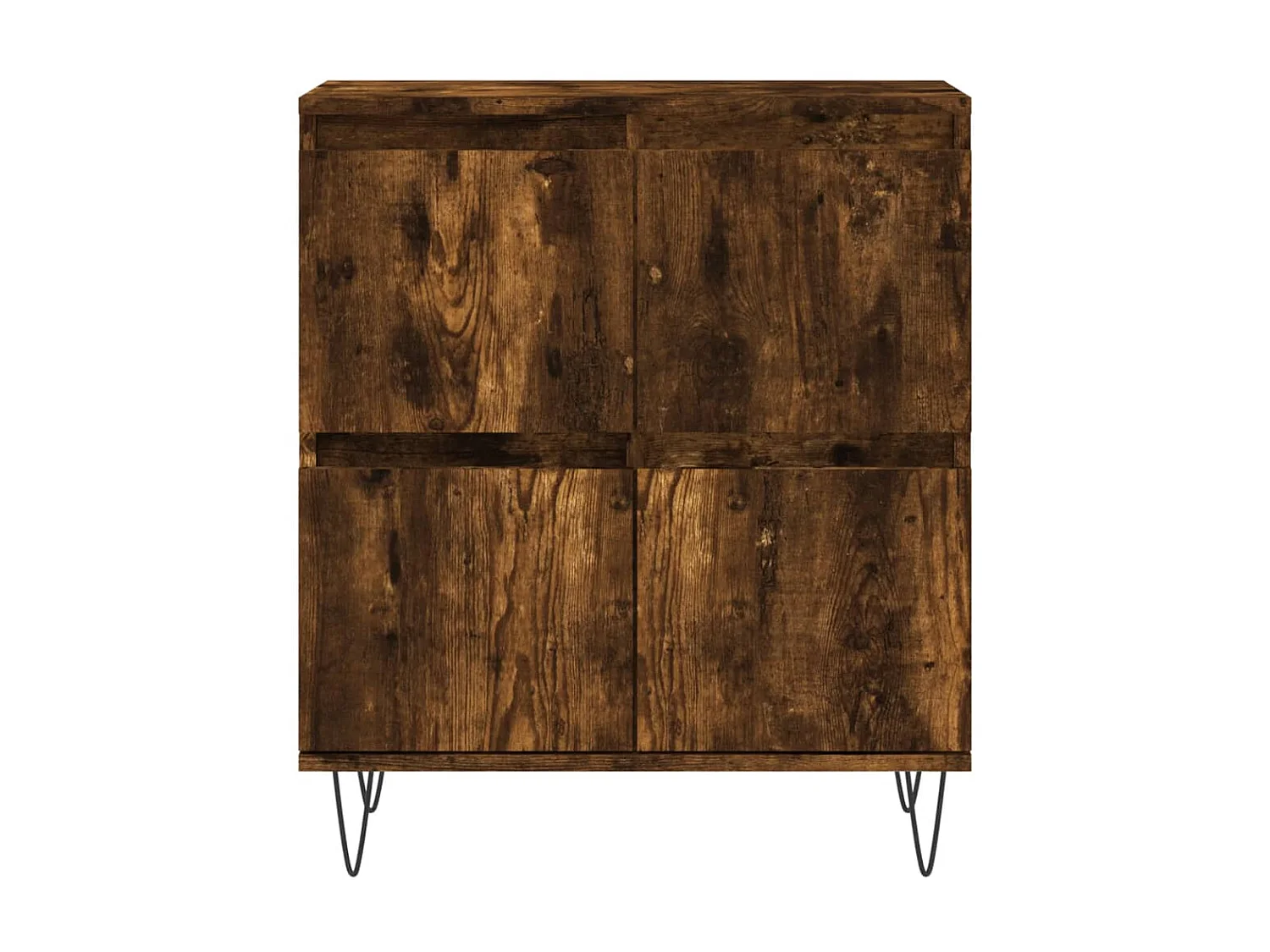 Sideboards im 3er-Set Lowboards Räuchereiche Holzwerkstoff -RM93509