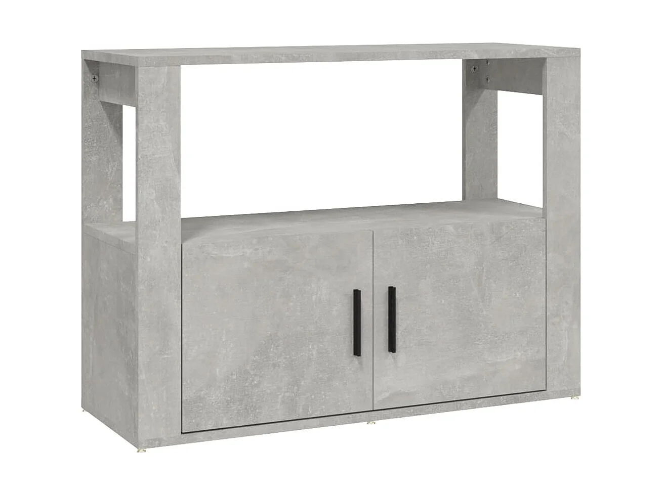 Sideboard Lowboard - Betongrau 80x30x60 cm Holzwerkstoff -RM83514