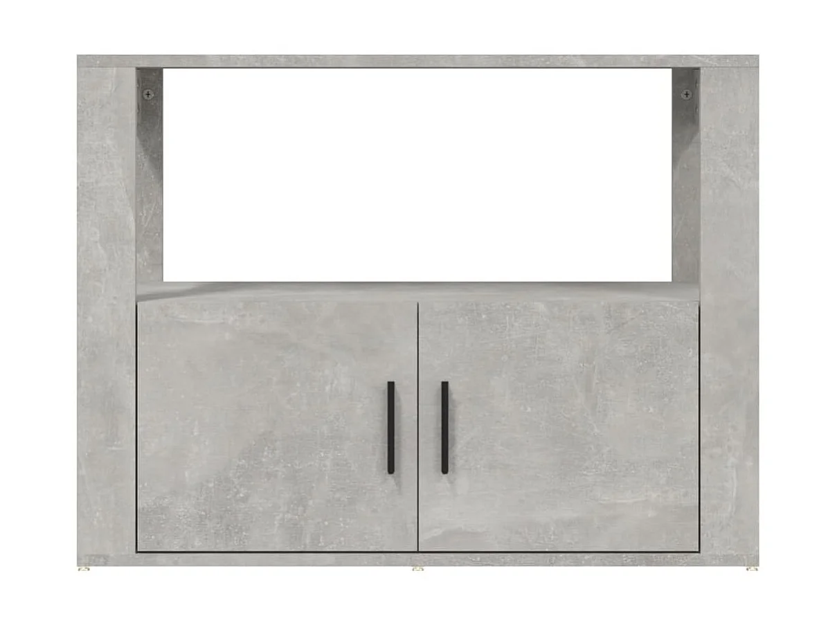 Sideboard Lowboard - Betongrau 80x30x60 cm Holzwerkstoff -RM83514