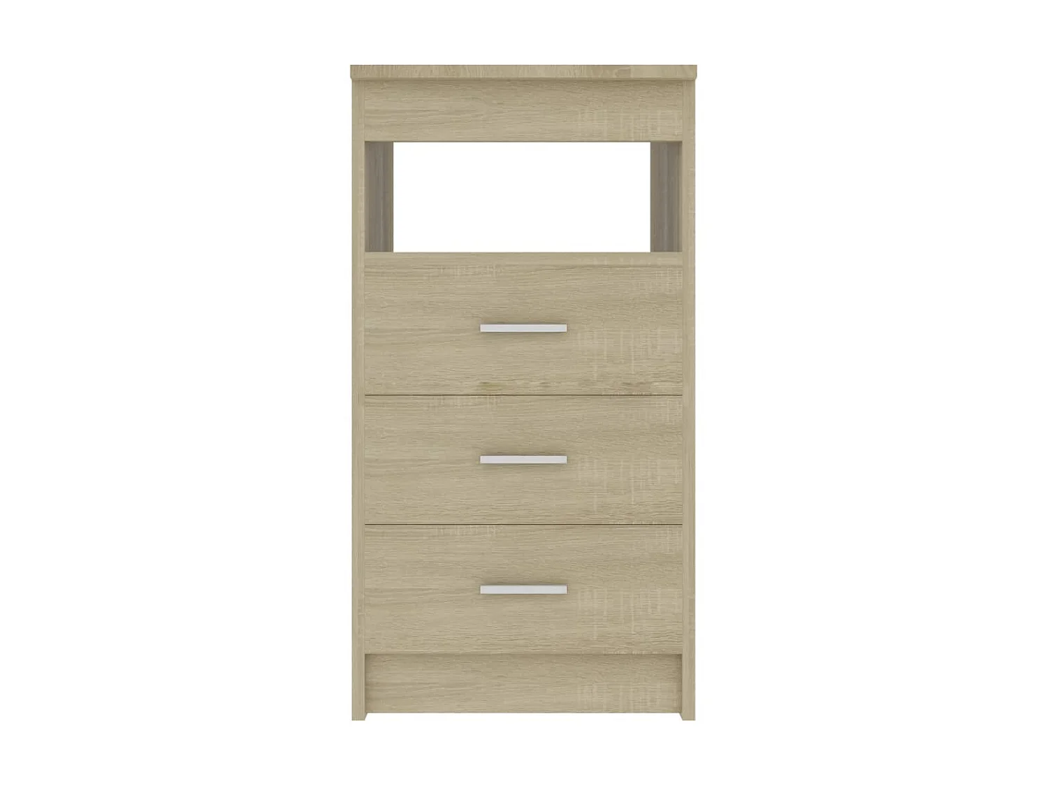 Sideboard mit Schubladen Anrichte Sonoma-Eiche 40x50x76 cm Holzwerkstoff -RM12724