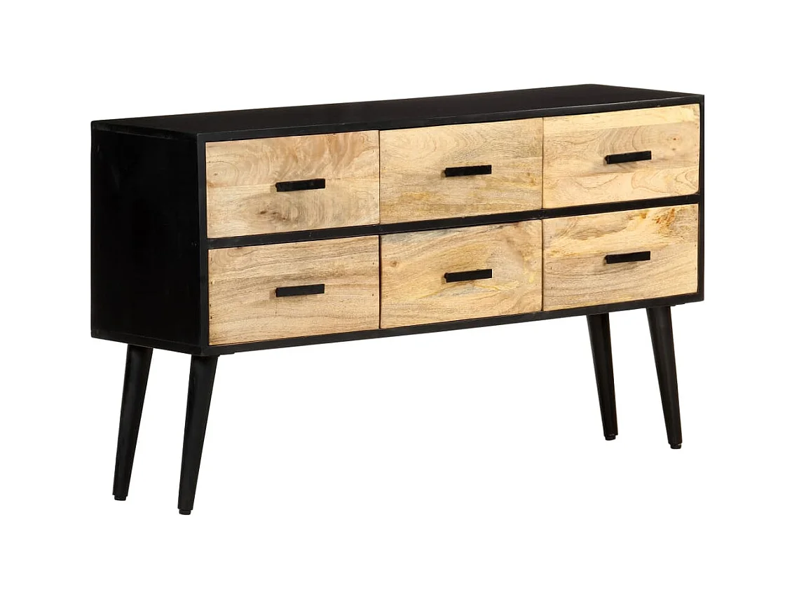 Sideboard Anrichte - 110x33x64 cm Massivholz Mango -RM47583