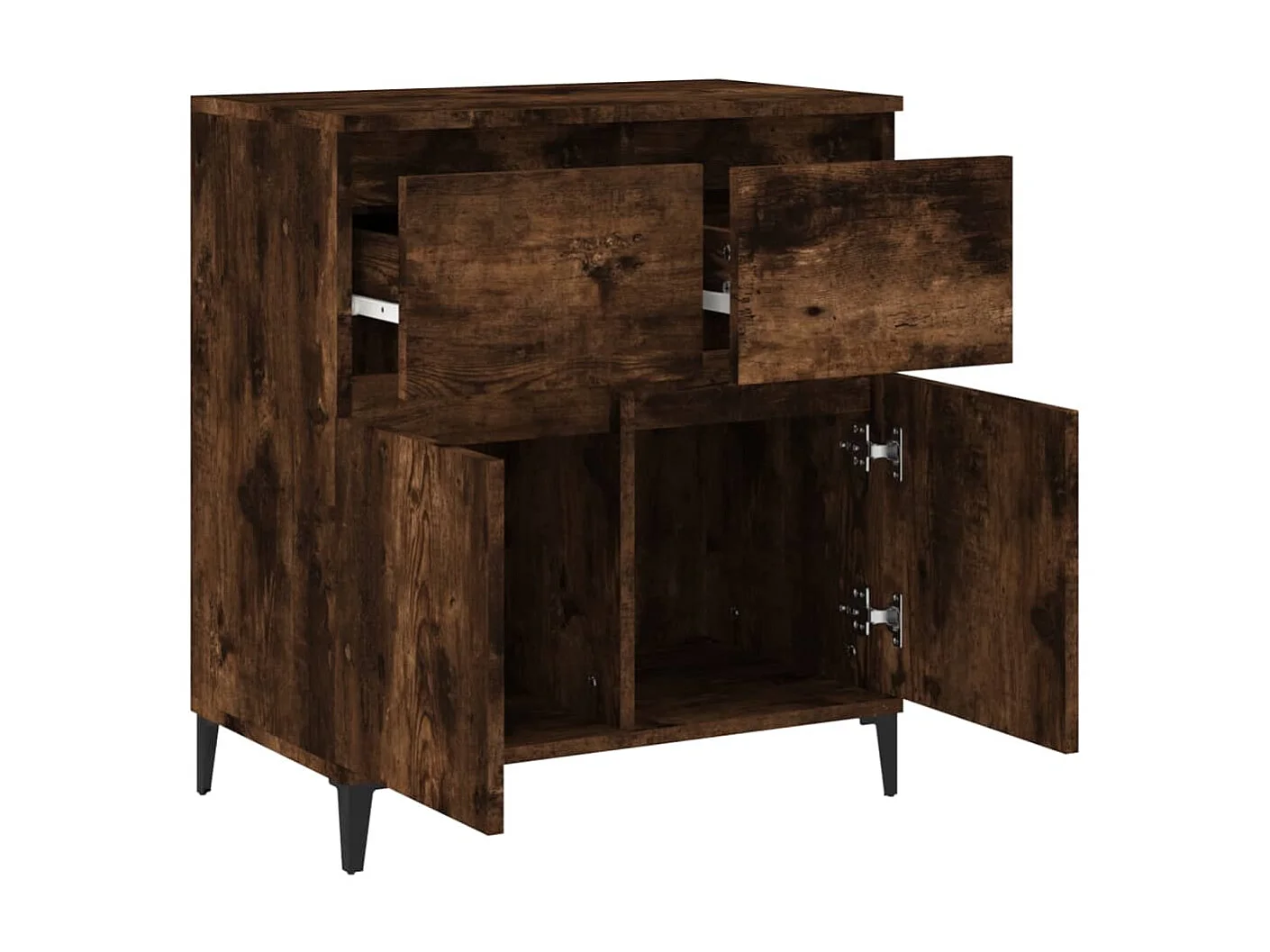 Sideboard Anrichte Räuchereiche 60x35x70 cm Holzwerkstoff -RM92979