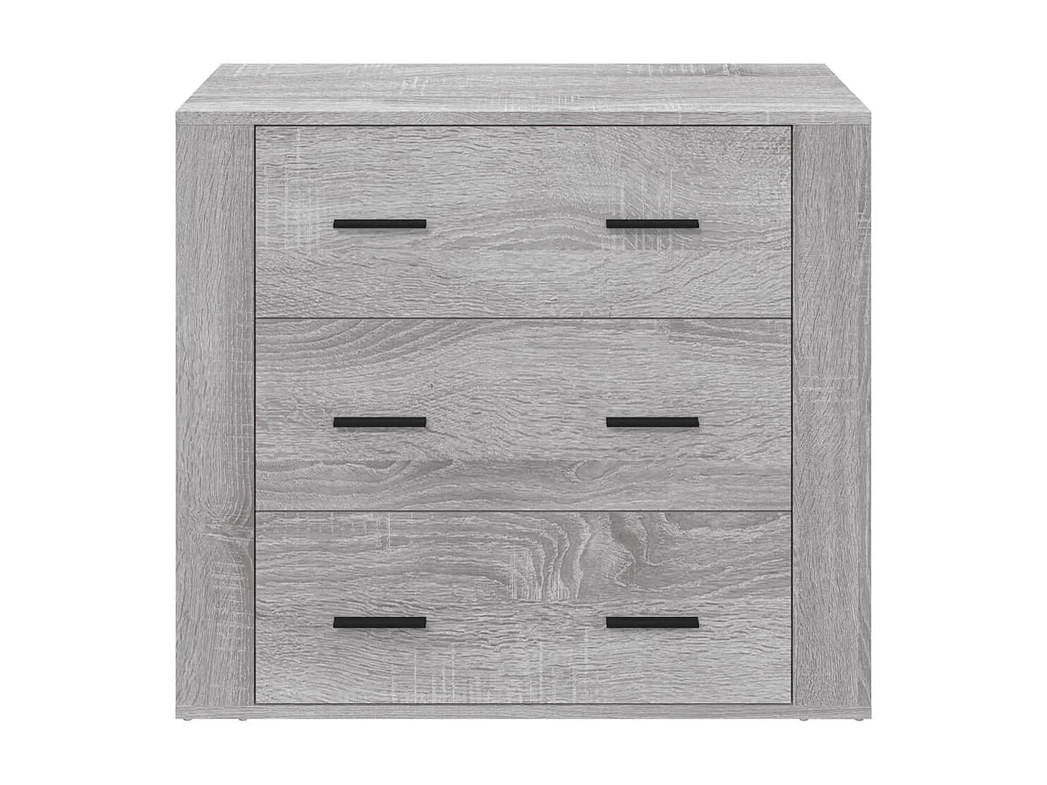 Sideboard Lowboard - Grau Sonoma 80x33x70 cm Holzwerkstoff -RM49709