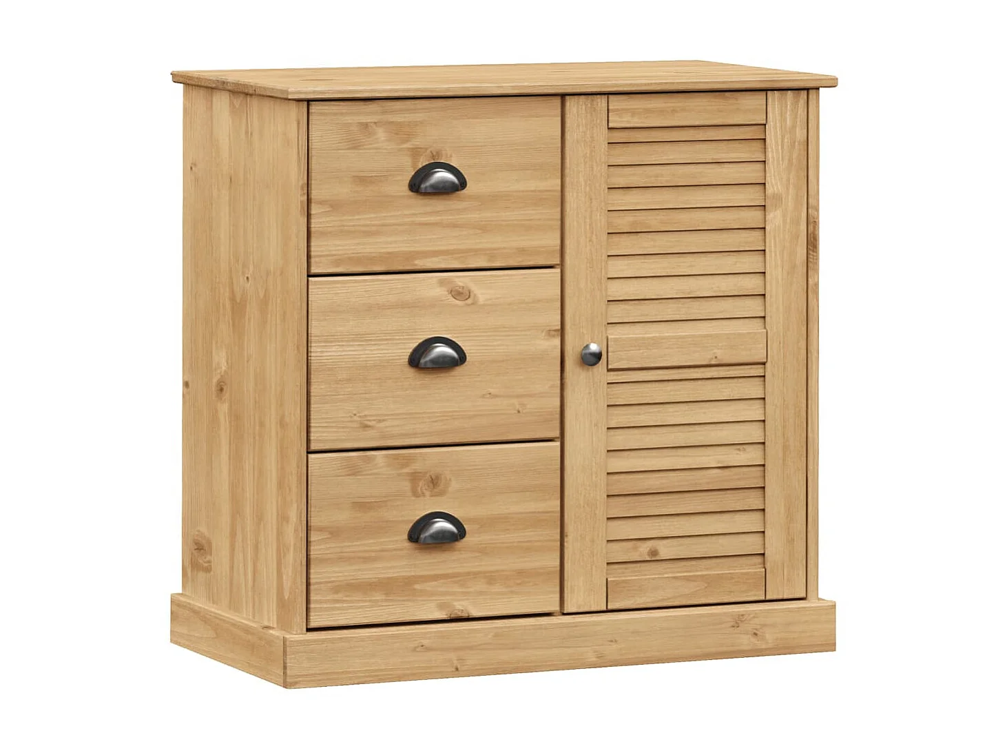 Sideboard mit Schubladen Anrichte VIGO 78x40x75 cm Massivholz Kiefer -RM57824