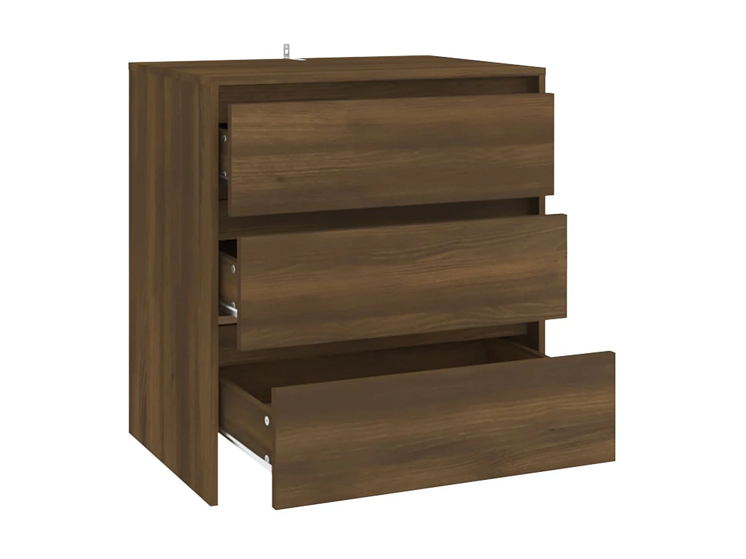 Sideboard Lowboard - Braun Eichen-Optik 70x41x75 cm Holzwerkstoff -RM27061