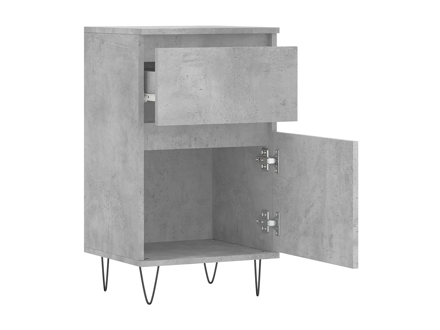 Sideboard 40x35x70 cm Lowboard Betongrau Holzwerkstoff -RM79151