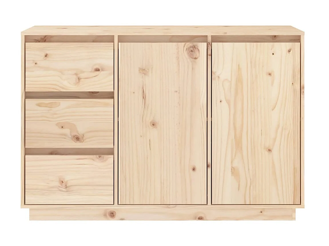 Sideboard Anrichte - 111x34x75 cm Massivholz Kiefer -RM58436