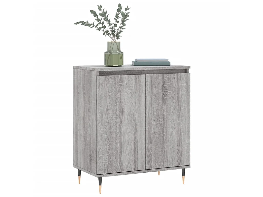 Sideboard Grau Sonoma - Lowboard 60x35x70 cm Holzwerkstoff -RM24490