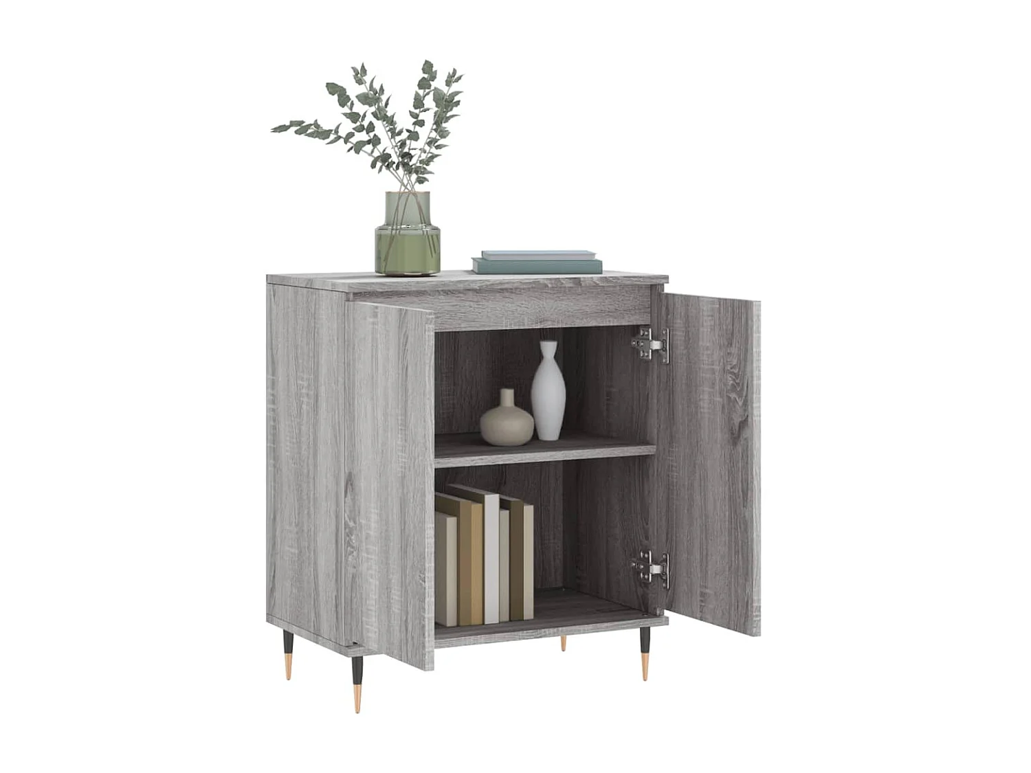 Sideboard Grau Sonoma - Lowboard 60x35x70 cm Holzwerkstoff -RM24490