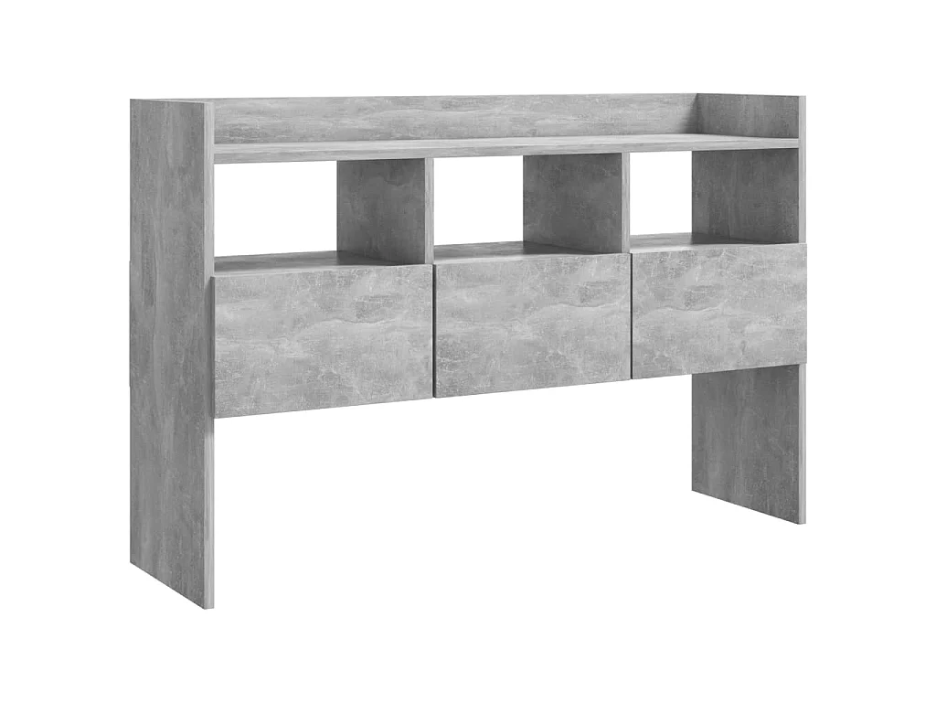 Sideboard Lowboard - Betongrau 105x30x70 cm Holzwerkstoff -RM83781