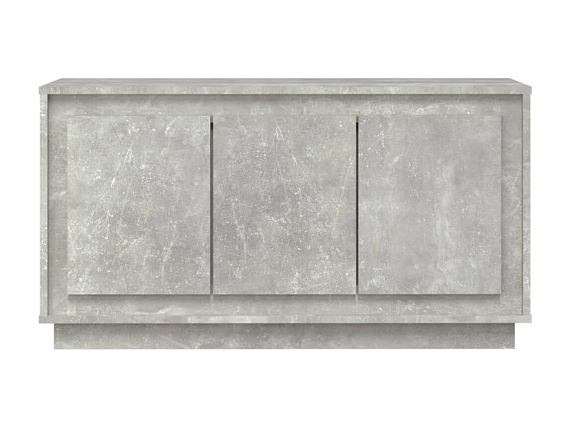 Sideboard Lowboard - Betongrau 102x35x55 cm Holzwerkstoff -RM54517